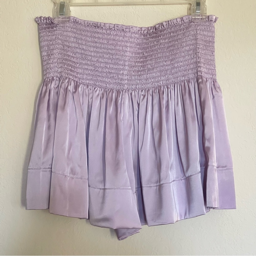 Natural Life Daisy Smocked Shorts Lavender Size M - Picture 6 of 14